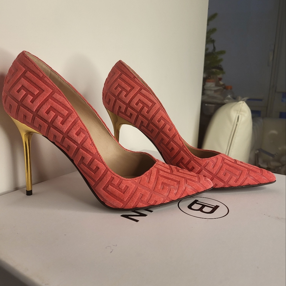 Balmain Jacquard Pumps